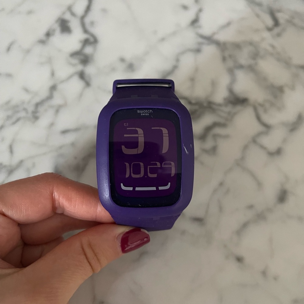 Purple Swatch Touch Watch - Picture 8 of 9